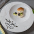 Round Serving Platter with Mother of Pearl Inlay